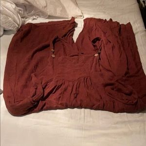 Overall wide leg romper